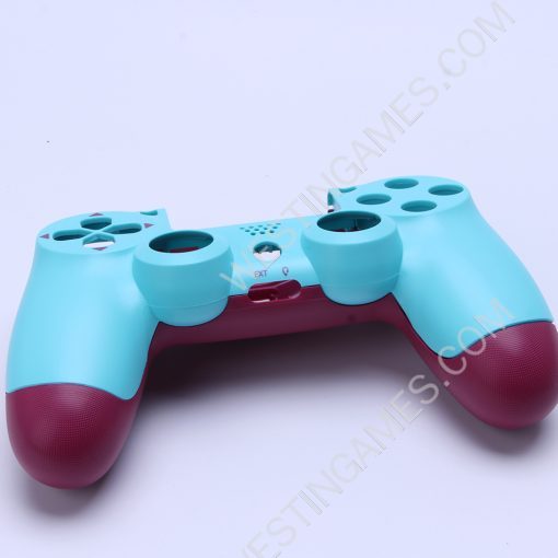 Replacement Top and Bottom Housing Shell Case for ps4 Controller JDM-050 - Blue Berry - Image 4