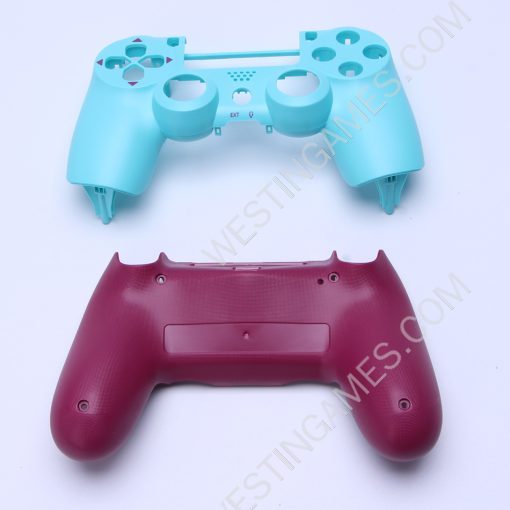 Replacement Top and Bottom Housing Shell Case for ps4 Controller JDM-050 - Blue Berry - Image 6