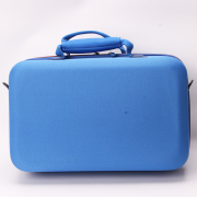 Protective Deluxe Bag Adjustable Handle Bag Travel Carrying Case For PS5 Slim Console - Blue 02
