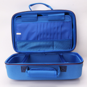 Protective Deluxe Bag Adjustable Handle Bag Travel Carrying Case For PS5 Slim Console - Blue 03