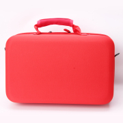 Protective Deluxe Bag Adjustable Handle Bag Travel Carrying Case For PS5 Slim Console - Red 02