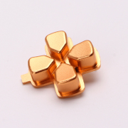 Metal D-PAD Button Cross Key Replacement for PS5 Controller - Gold 03