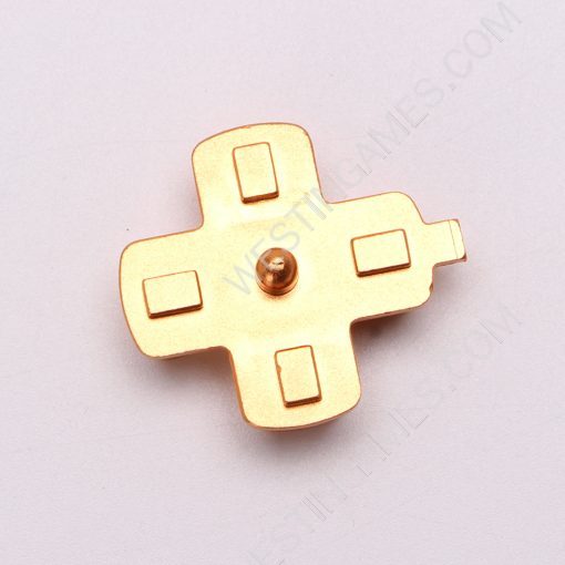 Metal D-PAD Button Cross Key Replacement for PS5 Controller - Gold - Image 4