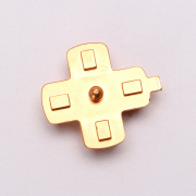 Metal D-PAD Button Cross Key Replacement for PS5 Controller - Gold 04