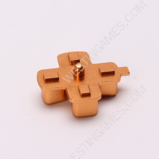 Metal D-PAD Button Cross Key Replacement for PS5 Controller - Gold - Image 5