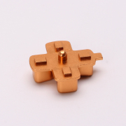 Metal D-PAD Button Cross Key Replacement for PS5 Controller - Gold 05