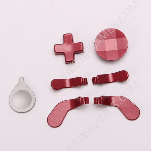 7in1 Paddles Buttons with D-pad Set Replacement Parts for XBOX ONE Elite Controller Red - Image 2