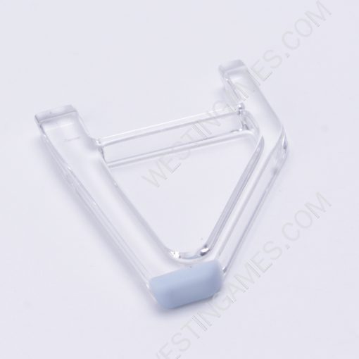 1Pair Desktop Stand Host Simple Triangle Bracket for PS5 Slim HUD Clear White - Image 3