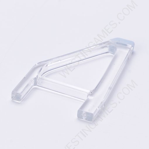 1Pair Desktop Stand Host Simple Triangle Bracket for PS5 Slim HUD Clear White - Image 4