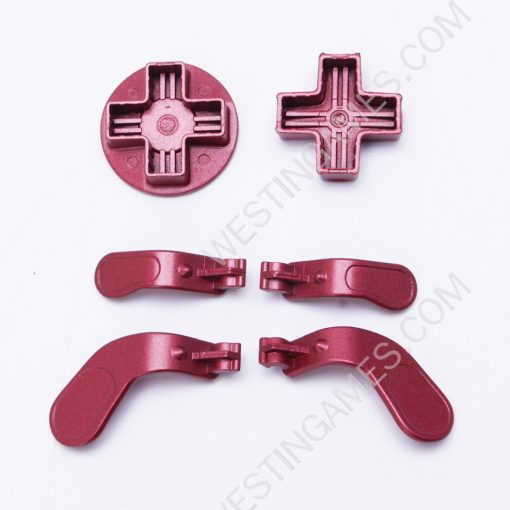 New 12Pcs Swap Thumbsticks Grips Metal Magnetic Stick Set for XBOX ONE Elite 2 Controller Full Red - Image 4