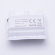 Play and Charge Rechargeable 1400mAh Battery with Digital Display for XBOX Series S/X and ONE Controller White 04