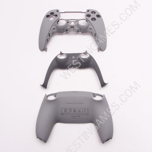 Replacement Top and Bottom with Crystal Button Housing Shell Case for PS5 Dualsence 5 Controller - Grey 30th anniversary - Image 7