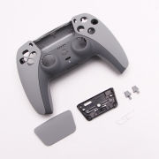 Replacement Top and Bottom Housing Shell Case for PS5 Dualsence 5 Controller - Grey 30th anniversary
