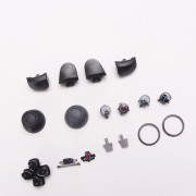 Complete D-pad and ABXY Button Keys Accessories 17pc Set for PS5 Controller - 30TH Grey