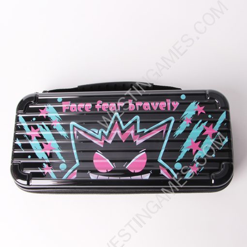 Black Protective Storage Hard Case Carrying Bag for Switch 2 - Gengar