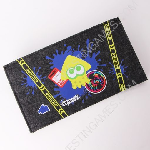 Black Protective Dust Prevent Cover Sleeve for Switch 2 Console - Splatoon