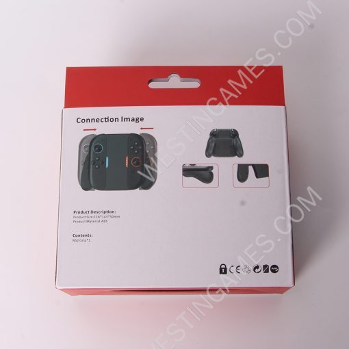 Joy-con Controller Handle Grip for Switch 2 Controller - Black - Image 2