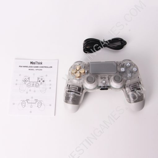 Minithink Wireless Dualshock 4 Controller with TMR Hall Analog and Type-C Jack for Playstation 4 PS4 Slim Pro - Starfall - Image 4
