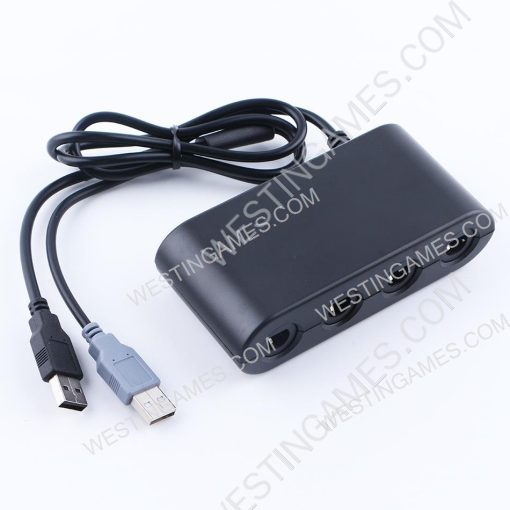 2 in 1 Gamecube NGC Controller Adapter to WII U Switch and PC USB Gamepad Converter