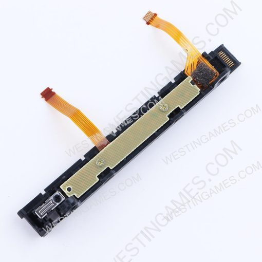 Complete Left Right Plastic Rail Assembly with Flex Cable for NS switch Joy-con Grey (Pulled) - Image 3