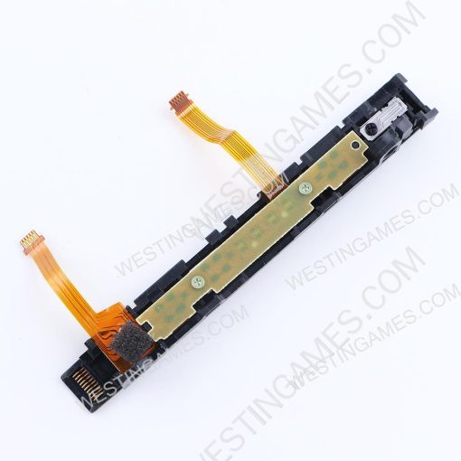Complete Left Right Plastic Rail Assembly with Flex Cable for NS switch Joy-con Grey (Pulled) - Image 5