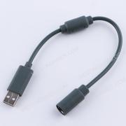 Wired Controller Connector USB Breakaway Cable Cord Adapter For XBOX 360 - Grey