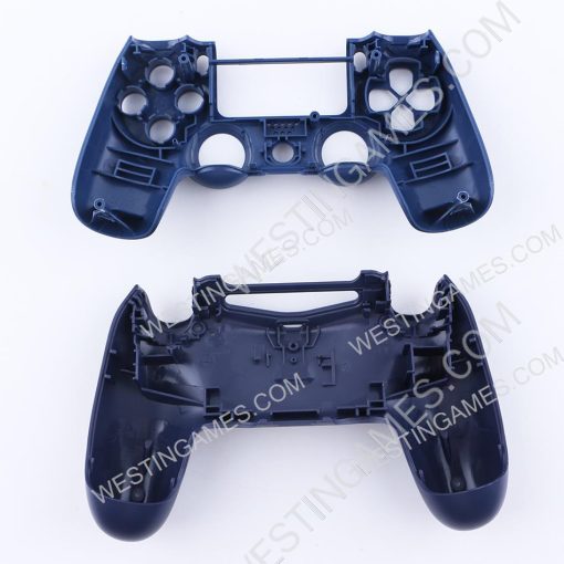 Replacement Top and Bottom Housing Shell Case for PS4 Controller JDM-040/050 - Midnight Blue - Image 3