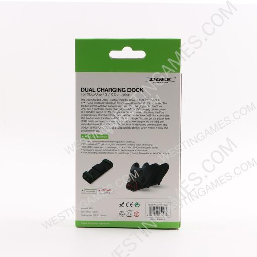USB Dual Charging Dock V2 with Charging Station LED Indicator and 1200MAH for XBOX ONE Controller - Image 9