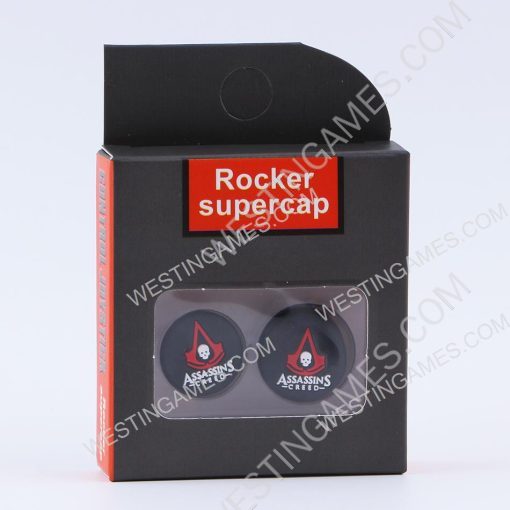 FPS Analog Extenders Rocker Supercap Thumbsticks with Grip for PS4 Controller - Assassin's Creed