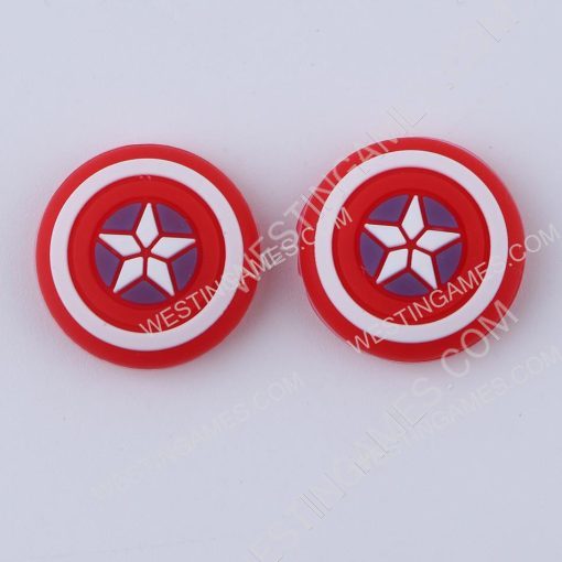 New Pokemon Thumb Grips Analog Caps Silicone Rubber For NS switch Joy-con - Captain America