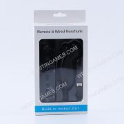 2in1 Wireless Remote Controller Built-in Motion Plus w/ Nunchuk controller for WII - Black (NEUTRA)