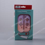 Handfeel Gradient rear Back Housing Case for Switch Console Purple-pink