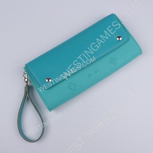 Deluxe Travel Carrying Pouch Case with clip-on strap for Nintendo switch - Animal Crossing