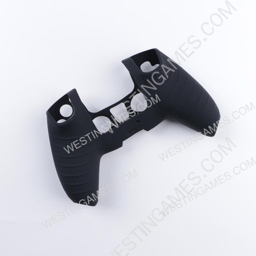 Protective Soft Silicone Skin Case for PS5 Controller - black (Nude Packs) - Image 2