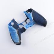 Protective Soft Camo Silicone Skin Case for PS5 Controller - blue (Nude Packs) 02