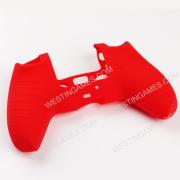 Protective Soft Silicone Skin Case for PS5 Controller - red (Nude Packs) 02