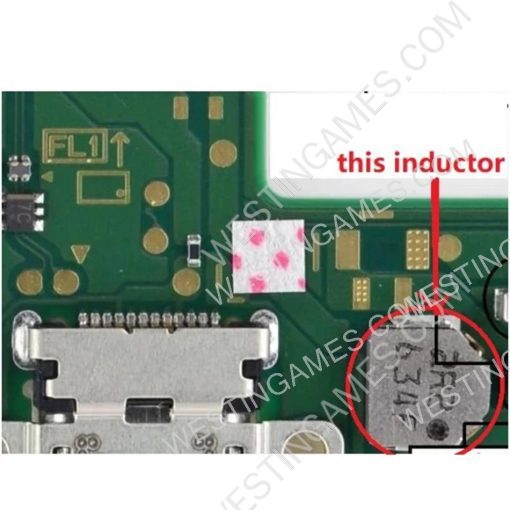 Power Charger Inductor 2R2 large coil Repair for Switch Lite motherboard