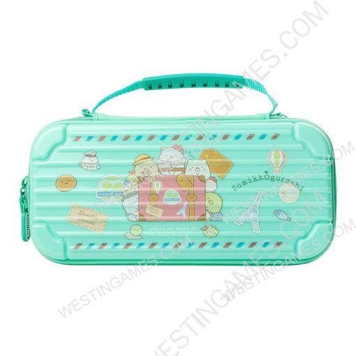 New Upgrade Protective Storage Hard Case Carrying Bag for Switch - Green Animal Crossing A