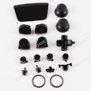Mirror Chrome Complete Button Keys for PS5 Controller Accessories 16pc Set - Black 02