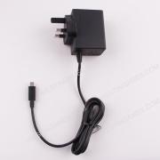 110-220V Power AC Adapter Type-C Quick Charger Cord with Packing for NS switch Console UK Plug - original