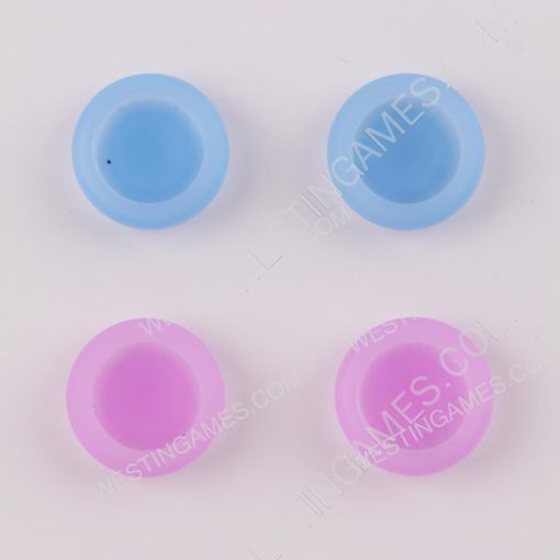 New 4in1 Night Light Snow Thumb Grips Analog Caps Silicone Rubber For PS5 Blue Purple - Image 3