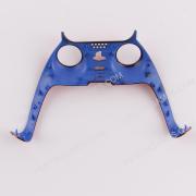 Mirror Chrome Decorative Strip Handle PC Shell Cover For PS5 Gamepad Controller - Red 02