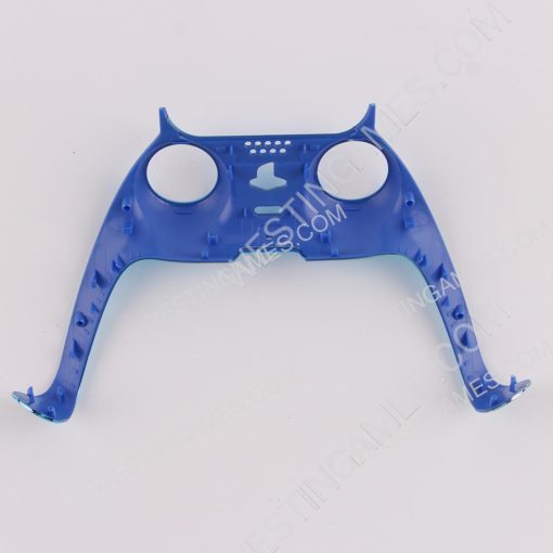 Mirror Chrome Decorative Strip Handle PC Shell Cover For PS5 Gamepad Controller - Blue - Image 2