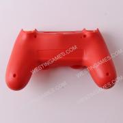 Replacement Transparent Top and Bottom Housing Shell Case for ps4 Controller JDM-050 - Red 03