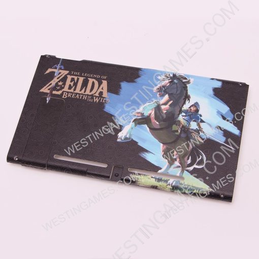 Replacement Rear Back Zeldar Limited Cover with Stand for NS Switch