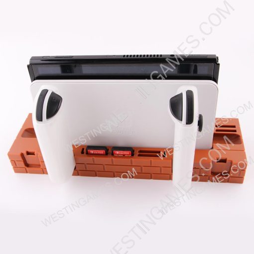 Charger Charging Dock Stand Station Holder Mario Desige for Switch and oled Joy-Con Game Console Orange - Image 4