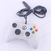 Wired Controller Gampad with Red Packing for XBOX 360 and Windows PC - White 03