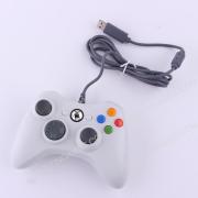 X360 Shape Wired Controller Gampad with Red Packing for Steam Andriod and Windows PC - White 03