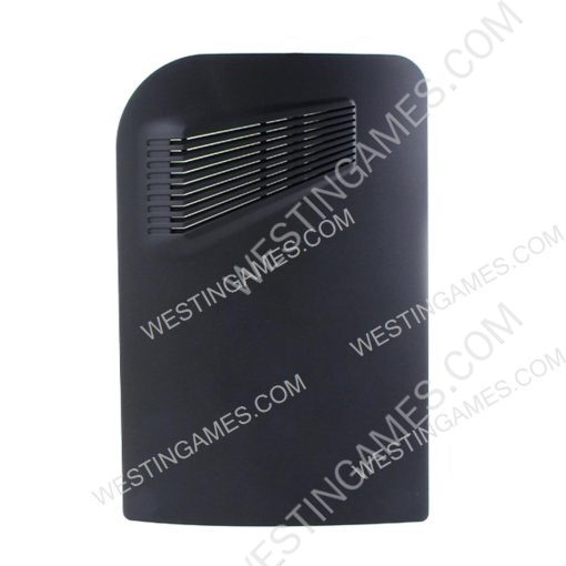 Replacement Red Housing Case Faceplate Cover with Vented Design for PS5 DE System - Black - Image 2