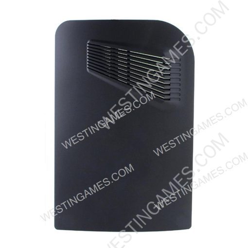 Replacement Red Housing Case Faceplate Cover with Vented Design for PS5 DE System - Black - Image 3